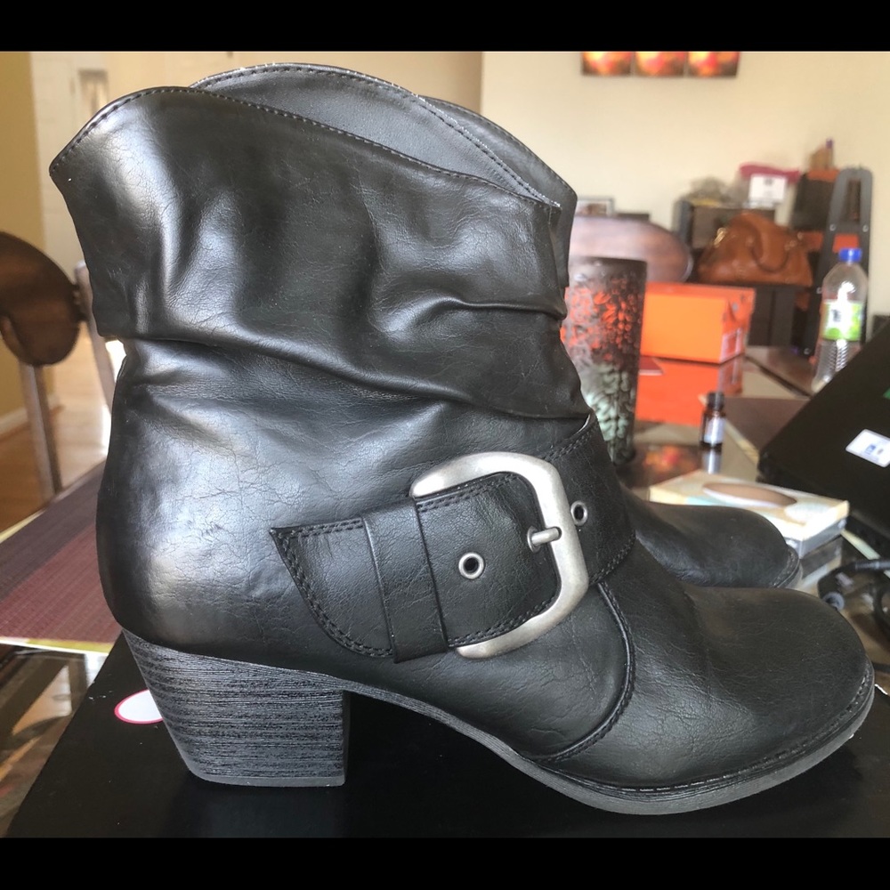 Women’s Booties,Black 9M
